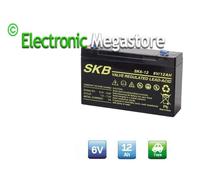 Batteria Professionale al Piombo AGM Ultracell UL12-6 6V 12Ah 12.0A Ricaricabile