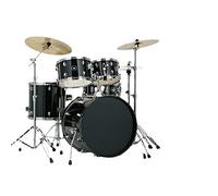 Batteria professionale per principianti con 5 tamburi e 3 piatti per appassionati di percussione