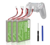 Batteria PS4 2000 mAh di ricambio per Sony PS4/PS4 Pro/Joystick PS4 Slim PS4 Dualshock 4 controller CUH-ZCT1E CUH-ZCT1H CUH-ZCT1U CUH-ZCT2 CUH-ZCT2U (3Pcs)