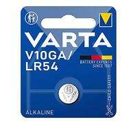 Batteria pulsante, alcalina, manganese, LR54, 1,5 V, ideale per dispositivi elettronici e giocattoli.