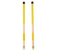 Batteria Ragazzo Ragazza in Bambù Giallo, Pratiche Antiscivolo | Percussioni per Set di Tamburi, una Coppia, Stile Semplice, Confortevole, Unico e Curato