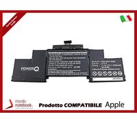Batteria Ricambio Notebook 11.36V 8700mAh PowerQ Per Apple MacBook Pro 15 2015