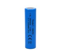 Batteria ricaricabile 18650 da 2000mAh e 3.7V, adatta per fari, , piccoli ventilatori, luci solari, torce, orologi, ecc. per alimentare apparecchi domestici o in viaggio