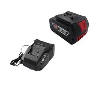 Batteria Ricaricabile 18V 12800mAh for Utensili Elettrici Compatibile con Bosch GBA/GSR/GSB/BAT618/BAT609/BAT620, Alta Capacità e Lunga Autonomia(10.0Ah-1 charger-1)