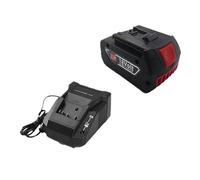 Batteria Ricaricabile 18V 12800mAh for Utensili Elettrici Compatibile con Bosch GBA/GSR/GSB/BAT618/BAT609/BAT620, Alta Capacità e Lunga Autonomia(18Ah-1 charger-1)