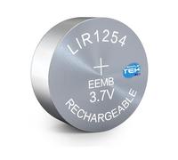 Batteria Ricaricabile A Bottone 3.7v Lir1254 Per Cuffie Auricolari Cp1254_