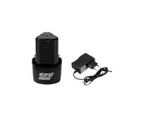 Batteria ricaricabile agli ioni di litio da 12 V e 1500 mAh, compatibile con avvitatore elettrico, trapano elettrico, mini smerigliatrice angolare.(1 12V 1 Charger)