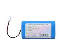 Batteria ricaricabile agli ioni di litio MXJFYY da 7,4 V 3400 mAh compatibile con altoparlanti, trasmettitori X6, lettore DVD portatile, giocattolo telecomandato, altoparlante Bluetooth, luci esterne