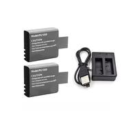 Batteria Ricaricabile Agli Ioni di Litio PG1050 da 3,7 V 1050 MAh per Videocamera Sportiva WiFi SJCAM SJ4000 SJ5000. Caricabatterie Incluso.