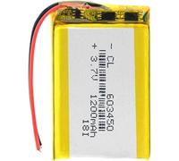 Batteria Ricaricabile Ai Polimeri Di Litio 3 7V 603450 Batteria Ai Polimeri Di Litio 1200mAh Per MP3 MP4 DVD Luce LED PSP.1 Pz