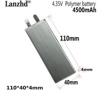 Batteria ricaricabile ai polimeri di litio da 4500mah 4.45V per batteria ricaricabile per Tablet PC Power Bank 4141 b0 414110