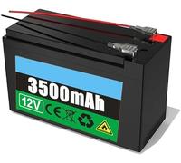Batteria ricaricabile al litio da 12 V 25 Ah con protezione BMS, potenza di backup ad alta capacità per luci solari, uso domestico e esterno, soluzione affidabile per l'accumulo di energia