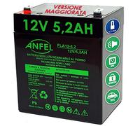 Batteria ricaricabile al Piombo 12V 4,5Ah 5Ah Faston 4,8mm misure 90 x 70 x 101 mm per UPS allarmi sirene