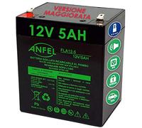 Batteria ricaricabile al Piombo 12V 4,5Ah Faston 4,8mm misure 90 x 70 x 101 mm per UPS allarmi sirene