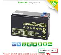 BATTERIA RICARICABILE AL PIOMBO 12V 9AH 10AH 151x65x99mm VRLA ERMETICA UPS