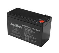 Batteria ricaricabile al piombo AGM 12V 10ah ermetica con faston T2