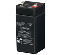 BATTERIA RICARICABILE AL PIOMBO ERMETICO 4 V - 4,5 AH SERIE PLUS EXTRACELL PLUS