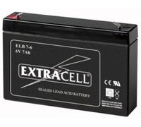 BATTERIA RICARICABILE AL PIOMBO SIGILLATA 6 VOLT 7 Ah MARCA EXTRACELL
