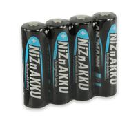ANSMANN 4x Batterie ricaricabili stilo - nichel zinco AA 1600 mAh 1,6 V - ricarica rapida fino a 1000 cicli di ricarica per telecomando torcia