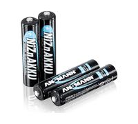ANS NIZN 4XAAA - Batteria NiZN, AAA (micro), 550 mAh, confezione da 4