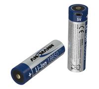 Batteria Ricaricabile Ansmann Li-Ion 18650 3400 mAh con Ricarica USB