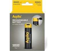 Batteria ricaricabile Aqiila 18650 USB-C 3,7 V 2000 mAh Li-Ion (1x)