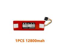 Batteria Ricaricabile Con Connettore Ionico Da 12800 MAh E 14,4 V, Compatibile Con Gli Aspirapolvere Roborock, S50, S51, T4, T6 E Mi.(12800mAh)