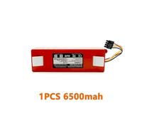 Batteria Ricaricabile Con Connettore Ionico Da 12800 MAh E 14,4 V, Compatibile Con Gli Aspirapolvere Roborock, S50, S51, T4, T6 E Mi.(6500mAh)