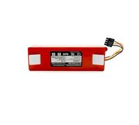 Batteria Ricaricabile Con Connettore Ionico Da 12800 MAh E 14,4 V, Compatibile Con Xiaomi, Compatibile Con Roborock, Aspirapolvere S50 S51 T4 T6(12800mAh)