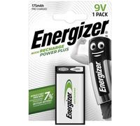 Batteria ricaricabile da 9 v nimh energizer power plus 6lr61 175 mah tensione