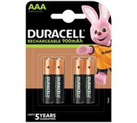 Duracell StayCharged AAA (4pcs) Batteria ricaricabile Mini Stilo AAA Nichel-Metallo Idruro (NiMH)
