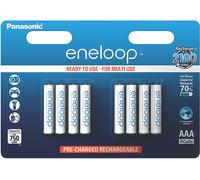 Panasonic eneloop AAA set di 8 batterie in blister 8 batterie HR03 1,2 V...