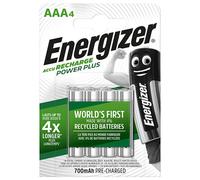 Velamp ENERGIZER blister di 4 batterie ricaricabili POWER PLUS HR03