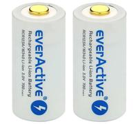 Batteria ricaricabile everActive 16340 3 V protetta 700 mAh - 2 pz.