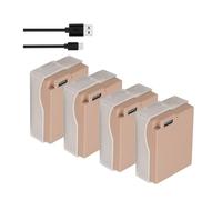Batteria Ricaricabile For Fotocamera DMW-BLC12 BLC12E BLC12PP, Compatibile Con Panasonic, For DMC-GH2S FZ3 G95 G85 G80 G5 G6 G7 GX8 FZ200 FZ300(4 Pcs Battery)