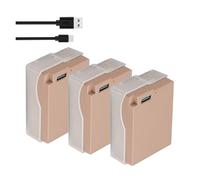 Batteria Ricaricabile For Fotocamera DMW-BLC12 BLC12E BLC12PP, Compatibile Con Panasonic, For DMC-GH2S FZ3 G95 G85 G80 G5 G6 G7 GX8 FZ200 FZ300(3 Pcs Battery)