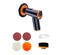 Batteria ricaricabile for lucidatrice tampone for auto senza fili da 100 W, velocità variabile, kit lucidatrice tampone wireless for dettagli auto/graffi auto Leggera E Facile Da Usare