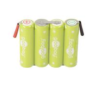 Goobay Batterie ricaricabili NiMH 4xAA HR6 2100 mAh 4.8V a saldare