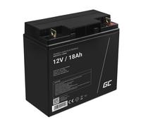 Batteria ricaricabile Green Cell AGM09 18000 mAh 12 V piombo AGM nera
