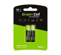 Batteria ricaricabile Green Cell GR06 AA NiMH 2000 mAh confezione da 2