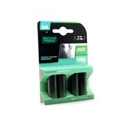 Batteria ricaricabile HR03 da 1000 mAh di colore blu. Ideale per dispositivi ad alta domanda energetica. Potenza e durata in un unico prodotto. Rendere al massimo!