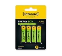 BATTERIA RICARICABILE INTENSO HR03 NiMH Energy Eco 1000mAh 4er Blister - Micro (AAA) - 1.000 mAh