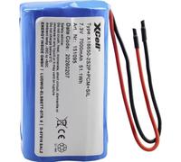 Batteria ricaricabile Li-Ion XCell 7000 mAh 7,40 V formato 18650