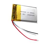 Batteria ricaricabile LiPo da 3,8 V, 600 mAh, ricambio per Shure AONIC 40 tramite orecchio, Bluetooth senza fili, cancellazione del rumore