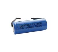 BATTERIA RICARICABILE LITIO Li-Ion 18500 3.7V 1300mAh LAMELLE A SALDARE