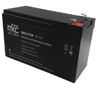 Batteria ricaricabile MKC, al piombo, 12 V 7Ah, mod. MKC12012