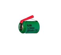 BATTERIA RICARICABILE NI-MH 1/3AAA 1,2V 120mAh LAMELLE A SALDARE
