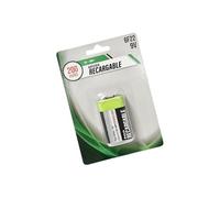 Batteria ricaricabile Ni-MH 200 mAh 9V, ideale per dispositivi elettronici e apparecchiature di sicurezza.