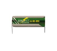 Batteria ricaricabile Ni-Mh A 1,2V 2100mAh con linguette lamelle a saldare 16,6 x 49 mm