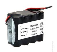 Batteria Ricaricabile Ni-Mh ARTS 9,6V 1300mAh per porte Automatiche DORMA